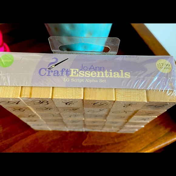 JoAnn Craft Essentials Wooden Stamps - Picture 3 of 4